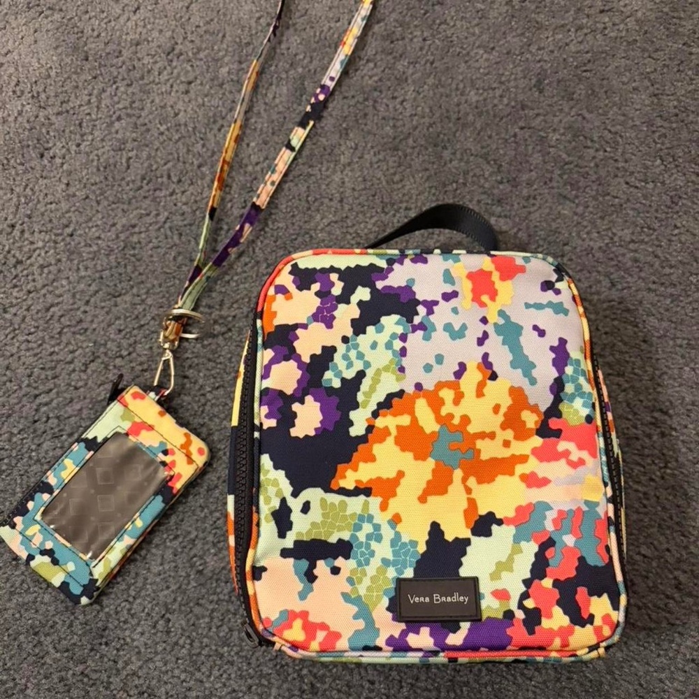 Vera Bradley Lunchbox and matching Lanyard